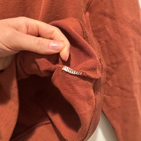 Fabletics Half Zip Rust/Terracota - Picture 4 of 5